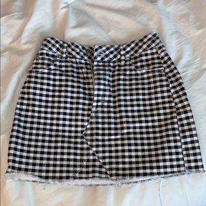 Gingham skirt